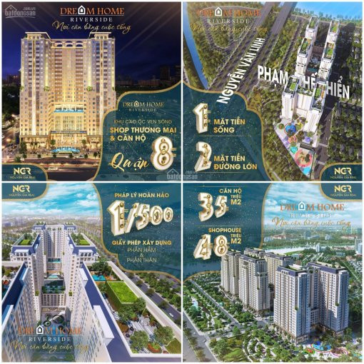 10 Suất Nội Bộ [dream Home Riverside Quận 8] Shophouse,2pn,3pn View Sông,căn Góc Chiết Khấu 9%,2sjc 1