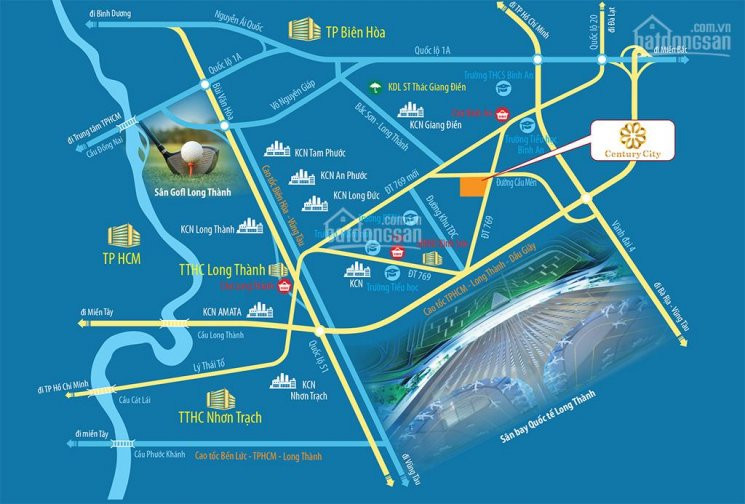 Century City đất Nền Sân Bay Quốc Tế Long Thành Chỉ 16 Tỷ/nền, Chỉ 3km Là Tới Sân Bay Long Thành 3