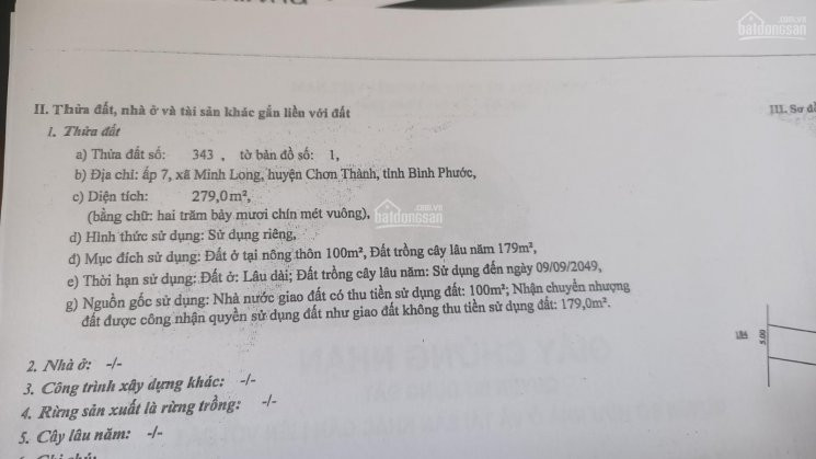 Chỉ 350 Triệu đầu Tư Tại Phường Minh Long- Thị Xã Chơn Thành- Bình Phước 2