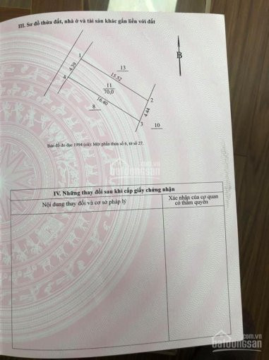 Chính Chủ Bán 70m2 đất Tân Phong (gần Hồ Câu Tân Phong), P Thụy Phương, Q Bắc Từ Liêm, Hà Nội 3