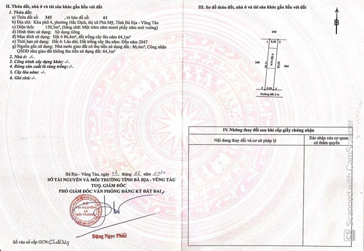 Chính Chủ Bán 9 Lô đất Mt đường 12m, Khu Phố 4, P Hắc Dịch, Phú Mỹ, Bà Rịa-vũng Tàu 3