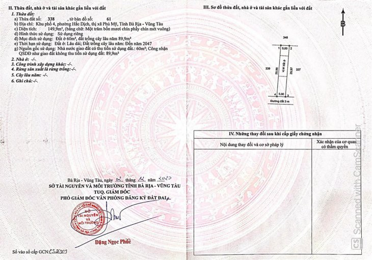 Chính Chủ Bán 9 Lô đất Mt đường 12m, Khu Phố 4, P Hắc Dịch, Phú Mỹ, Bà Rịa-vũng Tàu 8