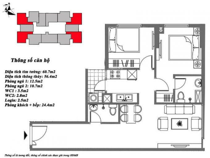 Chính Chủ Bán Căn Hộ Mipec City View, S: 62m2, Lh: 0783888868 1