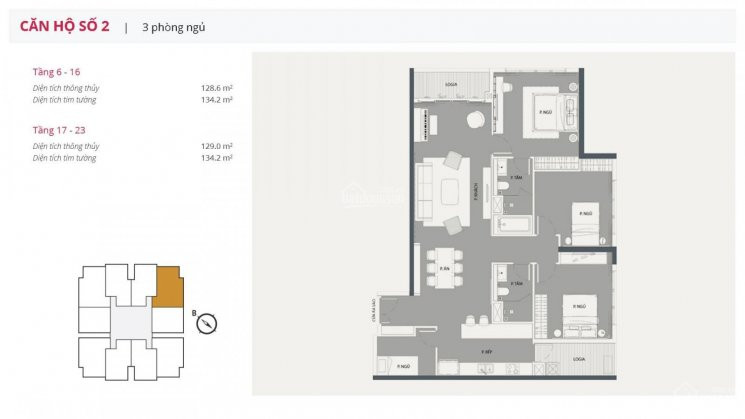 Chính Chủ Bán Chcc 3pn T2 - 1902 (1286m2) Tại Sun Grand City Ancora Lương Yên, 72 Tỷ, 089582529 3