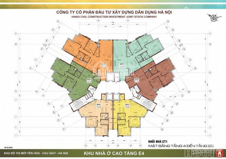 Chính Chủ Bán Gấp Căn Hộ Tòa Ct1 Dự án E4 Vũ Phạm Hàm Diện Tích 122m2 Thông Thủy, Lh: 0978333164 2