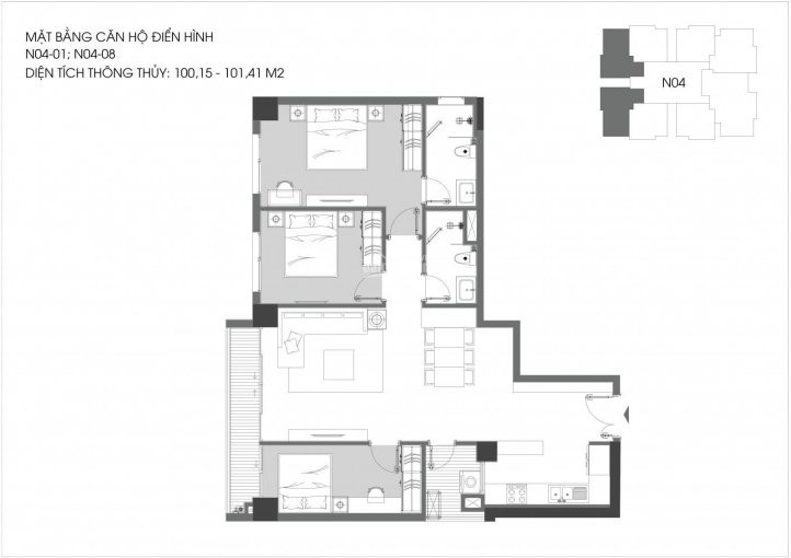 Chính Chủ Bán Nhanh Căn 3 Phòng Ngủ Góc 2 Mặt Thoáng 101m2, Giá 3,1 Tỷ, Cách Cầu Chương Dương 1km 1