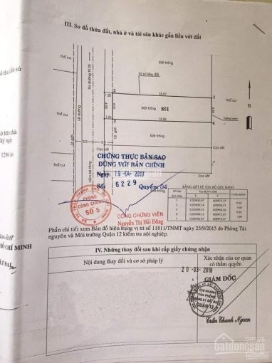 Chính Chủ Bán Nhanh đất Giá Rẻ Ngay Uỷ Ban P Thạnh Xuân, Dt: 4x16 Giá 23 Tỷ 3