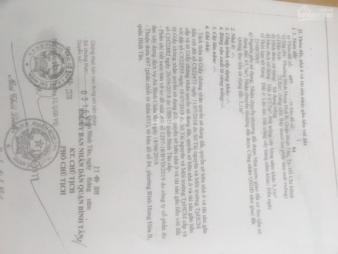 Chính Chủ Bán Nhanh đất Thổ Cư đường Bình Thành, Bình Hưng Hòa B, Bình Tân Dt:  52m X 14m, Lh: 0908060303 2