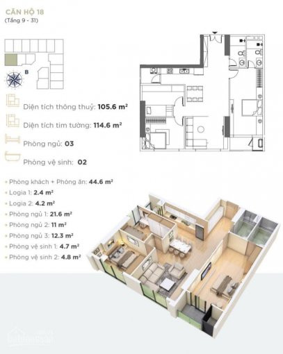 Chính Chủ Bán Nhanh Gấp Trước Tết 02 Căn Góc 1801 & 2718 Gồm 3pn Full Nt Golden Park Rẻ Hơn Cđt 100 Triệu 3