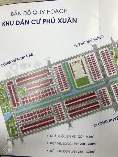 Chính Chủ Bán Nhanh Lô Nhà Phố Kdc Phú Xuân, 126m2, Không Vướng, Giá 32 Tr/m2, Lh: 0939055788 1