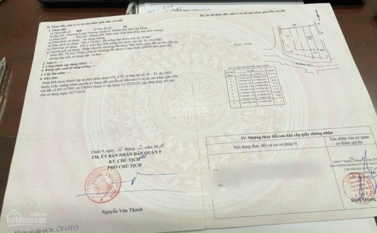 Chính Chủ Bán Nhanh Mt đường Số 1 P, Long Trường, Quận 9, 104m2 Ngang 4,2m, Giá 54tr/m2 3