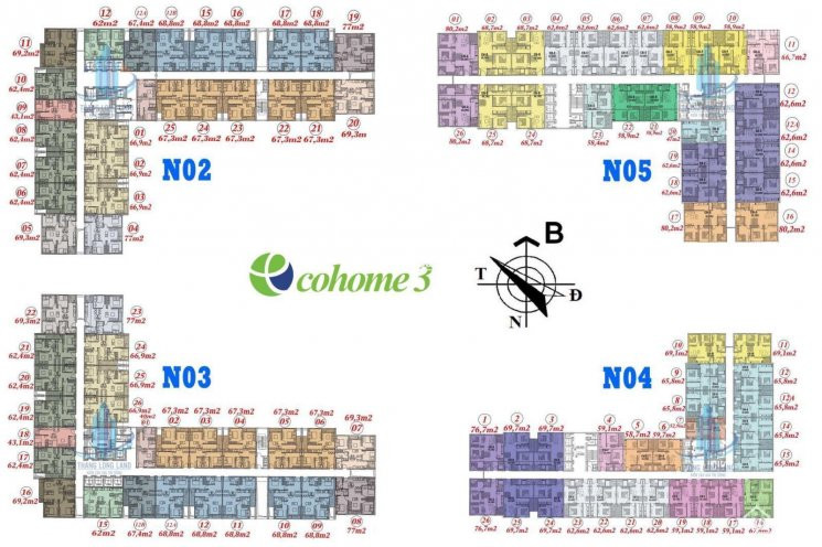 Chính Chủ Bán Nhanh Rẻ Cc Ecohome 3 Dt 40m2 - 59m2 - 62m2 - 67m2 - 68m2 - 69m2 - 80m2giá Từ 17tr/m2o389i93o82 1