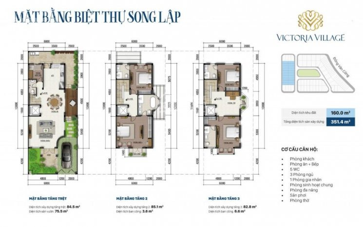 Chính Chủ Cần Bán Biệt Thự 200m2 - Victoria Village - Giá: 33 Tỷ - View Nội Khu - Kế Bên Ubnd Q2 - 0909113111 7