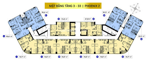 Có Nhu Cầu ở Ngay - Chọn Ngay Căn Hộ 78m2 Tòa Phoenix 2 Thanh Toán: 2,44 Tỷ Sở Hữu Ngay 1