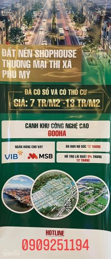 đất Nền Phú Mỹ Giá Chỉ Từ 7triệu/m2 1