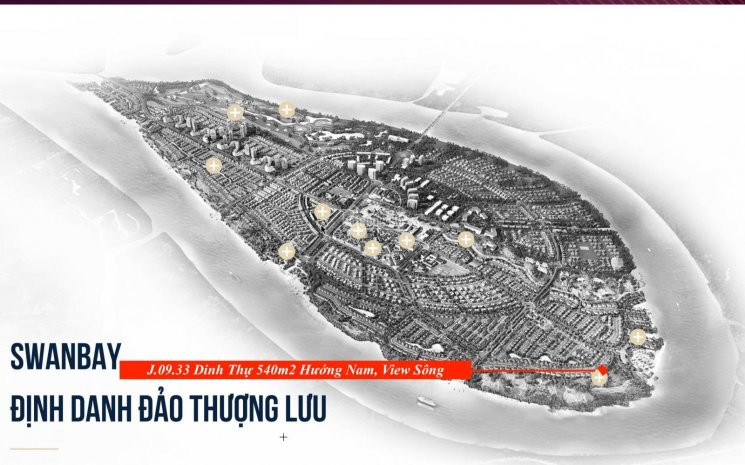 Dinh Thự 540m2 View Sông, Hướng Nam, 2 Mặt Tiền, Swan Bay đại Phước Zone 4, Cực Kỳ Thoáng Mát 4