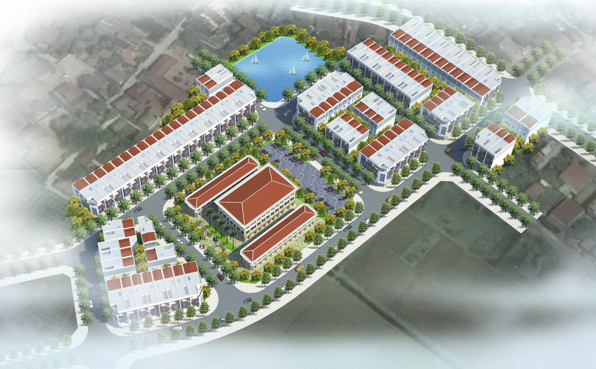 Phối cảnh tổng thể dự án Vạn An Residence tại Vạn An, Bắc Ninh
