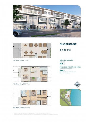 Shophouse 8x20m The Elite 1, đường Thông Rộng 36m, 1 Trệt 2 Lầu, Giá 109 Tỷ, Toàn Giá, 0937587983 3