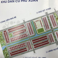 Chính Chủ Bán Nhanh Lô Nhà Phố Kdc Phú Xuân, 126m2, Không Vướng, Giá 32 Tr/m2, Lh: 0939055788