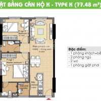 Chính Chủ Cần Bán Gấp Căn Hộ C/c The Era Town đức Khải, Q7, 1 Tỷ 7, 77m2, 2pn, Lh 0902 339 985