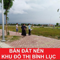 Cực Hot - Bán đất Khu đô Thị Bình Lục Newcity , Tay Binh My - Giá Tốt, Cam Kết Ra Sổ Sau 2 Tháng