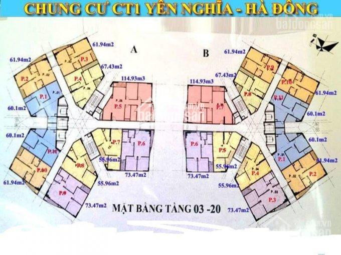 Chính Chủ Bán Nhanh Gấp Ct1 Yên Nghĩa - 73m2 - 3pn - 2vs Tầng 12 Giá Chỉ 17tr/m2 Bao Tên 0816391333 3