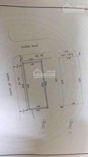 Chính Chủ Bán Nhanh Nhà 2 Tầng, 2 Mặt Tiền đỗ Quang Và đường Tđc 3m75 1