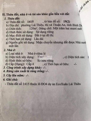 Chính Chủ Bán Nhanh Nhà Eco Xuân Lái Thiêu, Tp Thuận An, Bd 6x20m Giá 2,4 Tỷ, Lh 0902760457 2