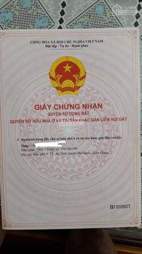 Chính Chủ Cần Bán Lô đất 2 Mặt Tiền đẹp Nhứt Nách Tại Phường An Thới, Tp Phú Quốc 2