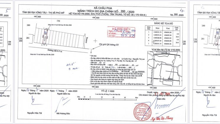 đất Bà Rịa Vũng Tàu, 450tr/nền, 120m, Sổ Riêng, Thổ Cư Ngân Hàng Vcb Hỗ Trợ Vay 80% Lh 0911499002 5