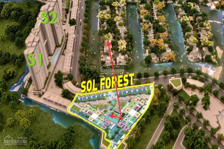 Duy Nhất Căn Ngoại Giao Studio Sol Forest Ecopark T5-t10 View Nội Khu, Biệt Thự đảo-0% Ls 30 Tháng 3