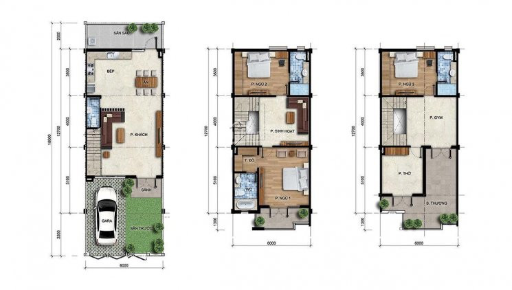 Melosa Khang điền Quận 9 Diện Tích 6x18 Giá 71 Tỷ Hướng Nam Thô 3