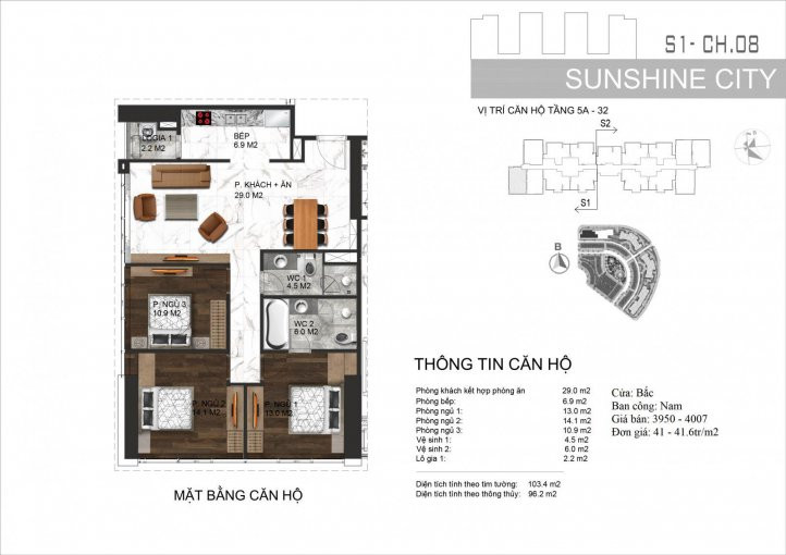 Sốc - Cắt Lỗ Sâu Căn Góc 3pn Tòa S1 (căn 08), Bao Thuế Phí, Nhận Nhà ở Ngay, Giá Cực Yêu Thương 5