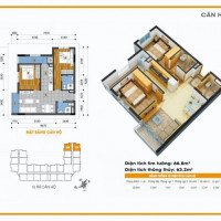 Cần Bán Căn Hộ 668m2 (căn Góc) 2pn, 2wc - Chung Cư The Golden An Khánh Lh: 0989386638