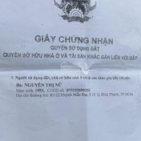 Chính Chủ Cần Bán Căn Nhà Nát Có Sổ Hồng