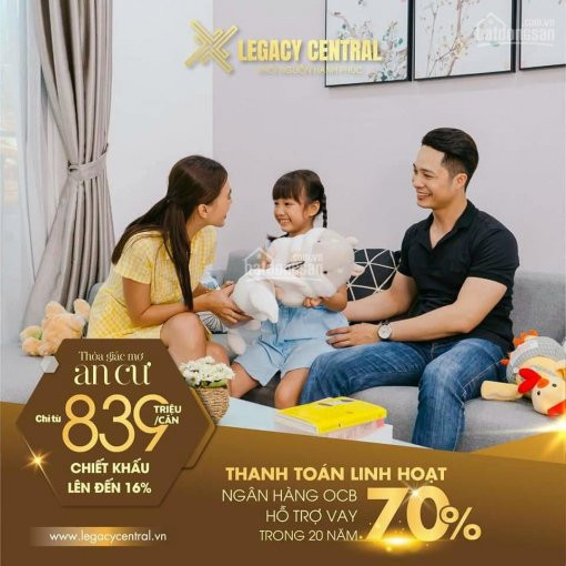 Legacy Central Công Bố Mở Bán Chỉ 800 Triệu Trả Góp 2 Năm Không Lãi Suất Quá Tốt, Lh: 0912099610 1