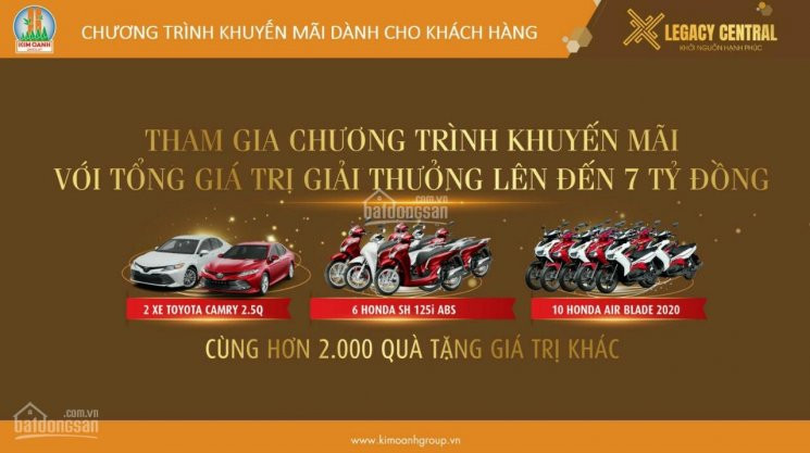 Legacy Central Công Bố Mở Bán Chỉ 800 Triệu Trả Góp 2 Năm Không Lãi Suất Quá Tốt, Lh: 0912099610 2