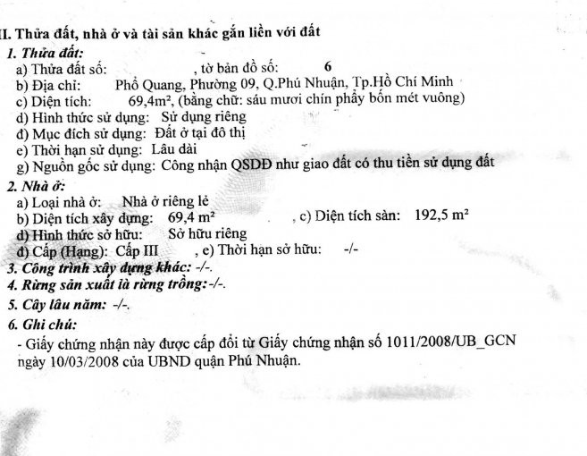 Nhà Mặt Tiền Phổ Quang, P 9, Phú Nhuận 4m X 17,5m 5