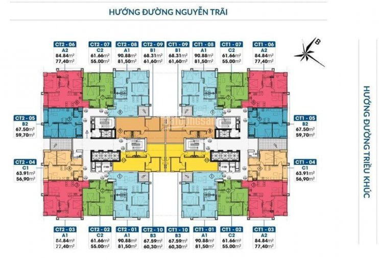 Suất Ngoại Giao Căn 81,5m Tầng Trung Cực đẹp, Ký Hợp đồng Cđt, Nhận Nhà Ngay Lh: 0988980469 8