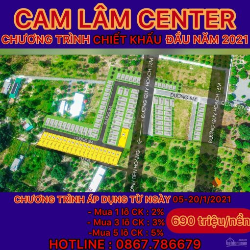 Chính Chủ Bán Nhanh đất Cam Lâm - Cam Lâm Center, Chiết Khấu Lên 5% 1