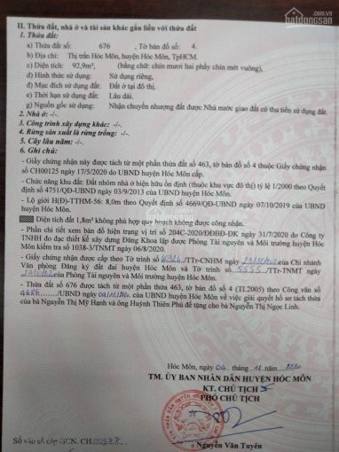 Chính Chủ Bán Nhanh đất Vòng Xoay Lê Lợi, Tt Hóc Môn 5