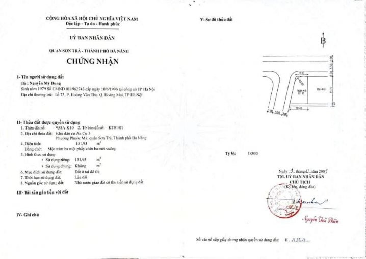 Chính Chủ Bán Nhanh Lô 2 Mặt Tiền đường Phước Trường 6 Và Phước Trường 5, Sơn Trà 1