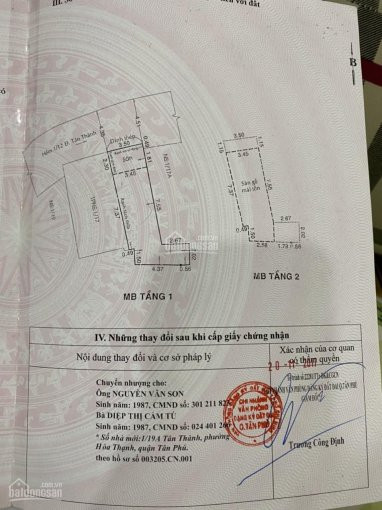 Chính Chủ Bán Nhanh Nhà 1 Trệt, 1 Lầu, 2pn, 2wc, Có Ban Công, Giếng Trời,  đường Tân Thành Quận Tân Phú Tphcm 5