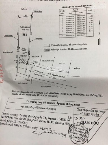 Chính Chủ Cần Bán Nhà Hẻm 339 đường Ht13 2