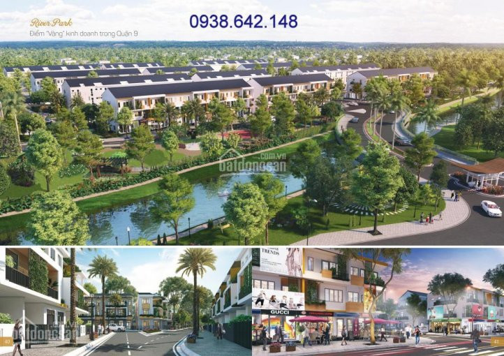 Nhà Phố 1 Trệt, 2 Lầu, Q9, River Park Gần đường Võ Chí Công, Chỉ 5,1tỷ/căn, Shr Lh: 0938642148 2