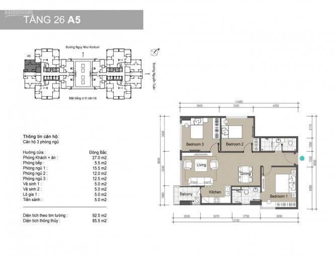 Suất Ngoại Giao 02 Căn Hộ 182m2 Chung Cư The Legend, 4 Phòng Ngủ, Giá 81 Tỷ, Nội Thất Cơ Bản 4