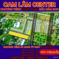 Chính Chủ Bán Nhanh đất Cam Lâm - Cam Lâm Center, Chiết Khấu Lên 5%
