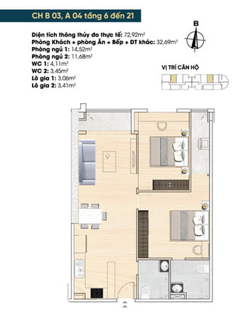 Chỉ với 1,9 tỷ đồng sở hữu căn hộ siêu đẹp ngay gần Hồ tây Ân hạn nợ gốc tới khi nhận nhà