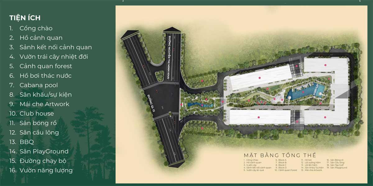 Căn hộ trung tâm thành phố Thuận An,giá chỉ từ 35tr/m2, mật độ xây dựng thấp nhất tỉnh Bình Dương,chuẩn resot 5* 3