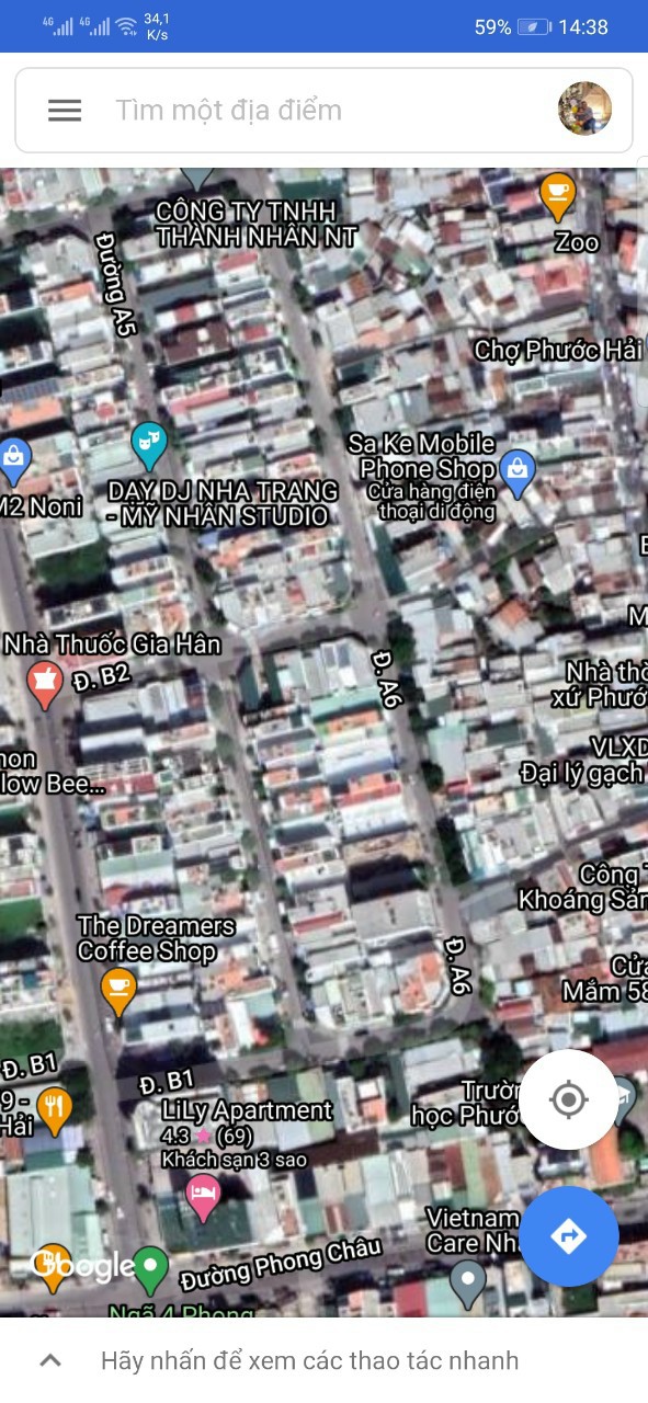 Lô đất 88m2 ngang 4m thuộc Tái Định Cư Khu VCN Phước Hải, Tp Nha Trang 1